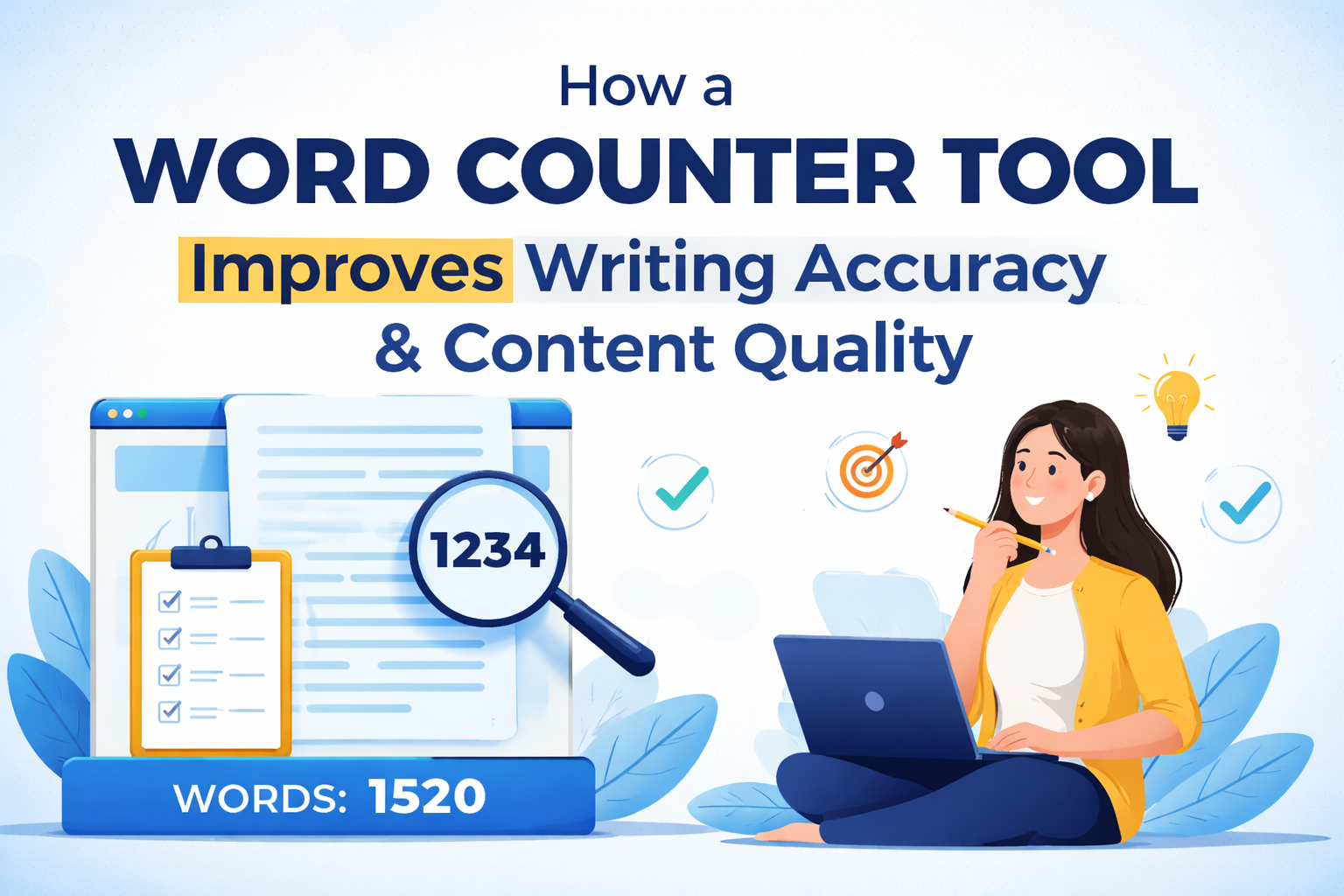 Word Counter Tool improving writing accuracy and content quality with word count example